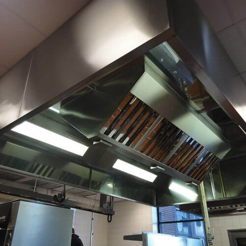 Fixed kitchen canopy